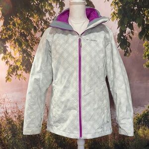 Columbia Women's Gray and Purple Jacket